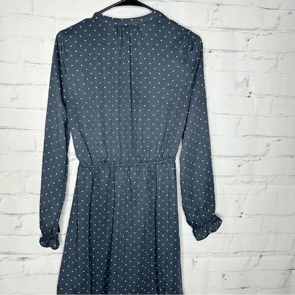 H&M gray polka dot size 4 dress - Picture 3 of 6